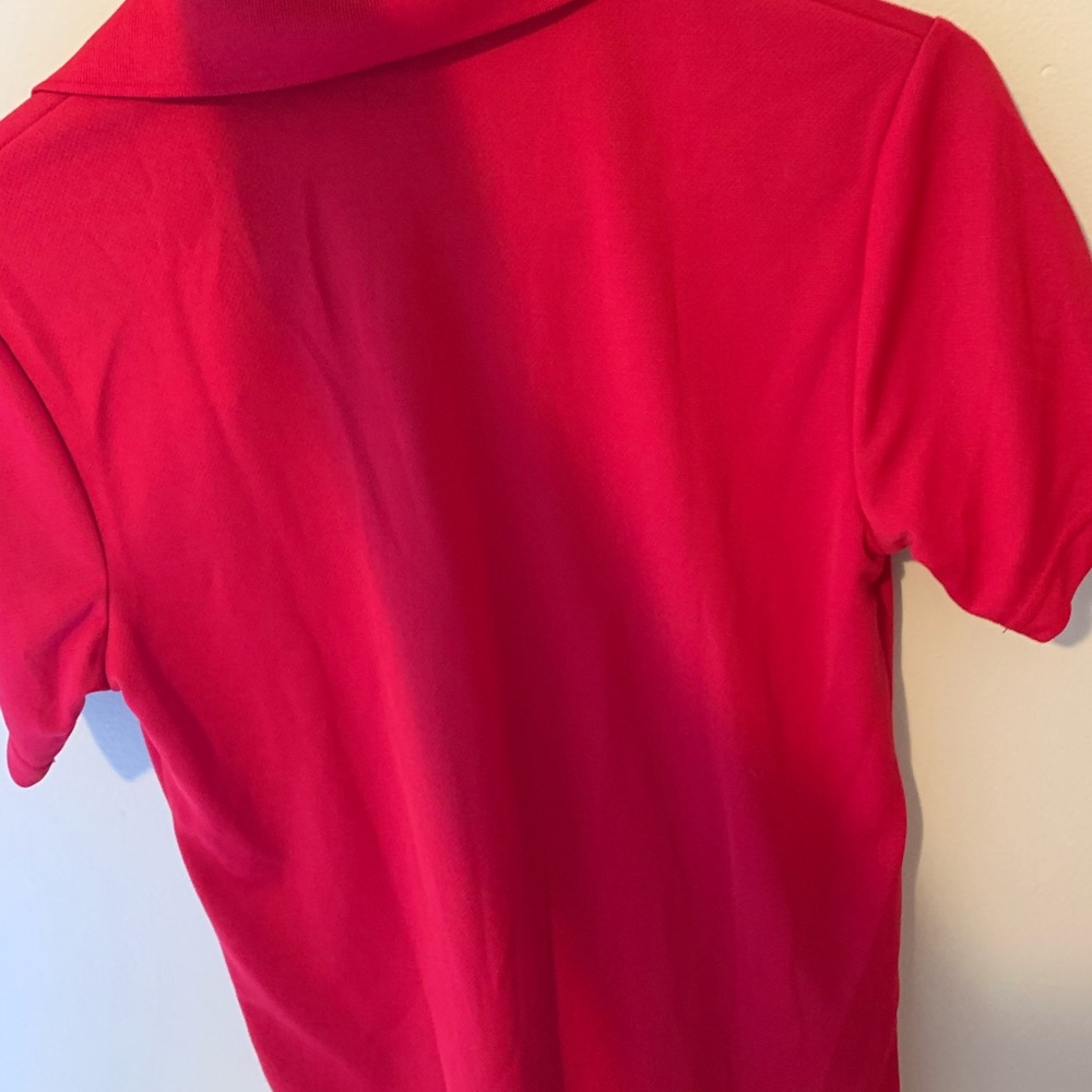 Red kids polo